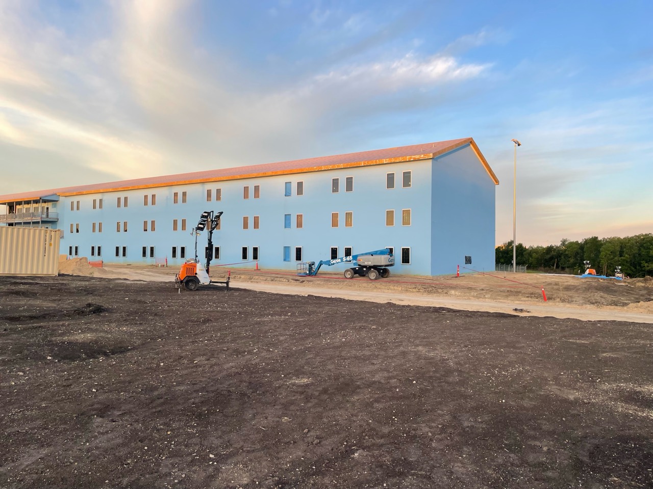 Large building exterior completed by Texas Rock Solid